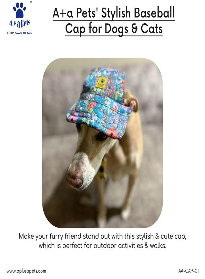 A+a Pets' Stylish Baseball Cap for Dogs & Cats | Adjustable Toggle| Printed Waterproof | for Everyday, Summer, and Rainy Days (S) - Image 5